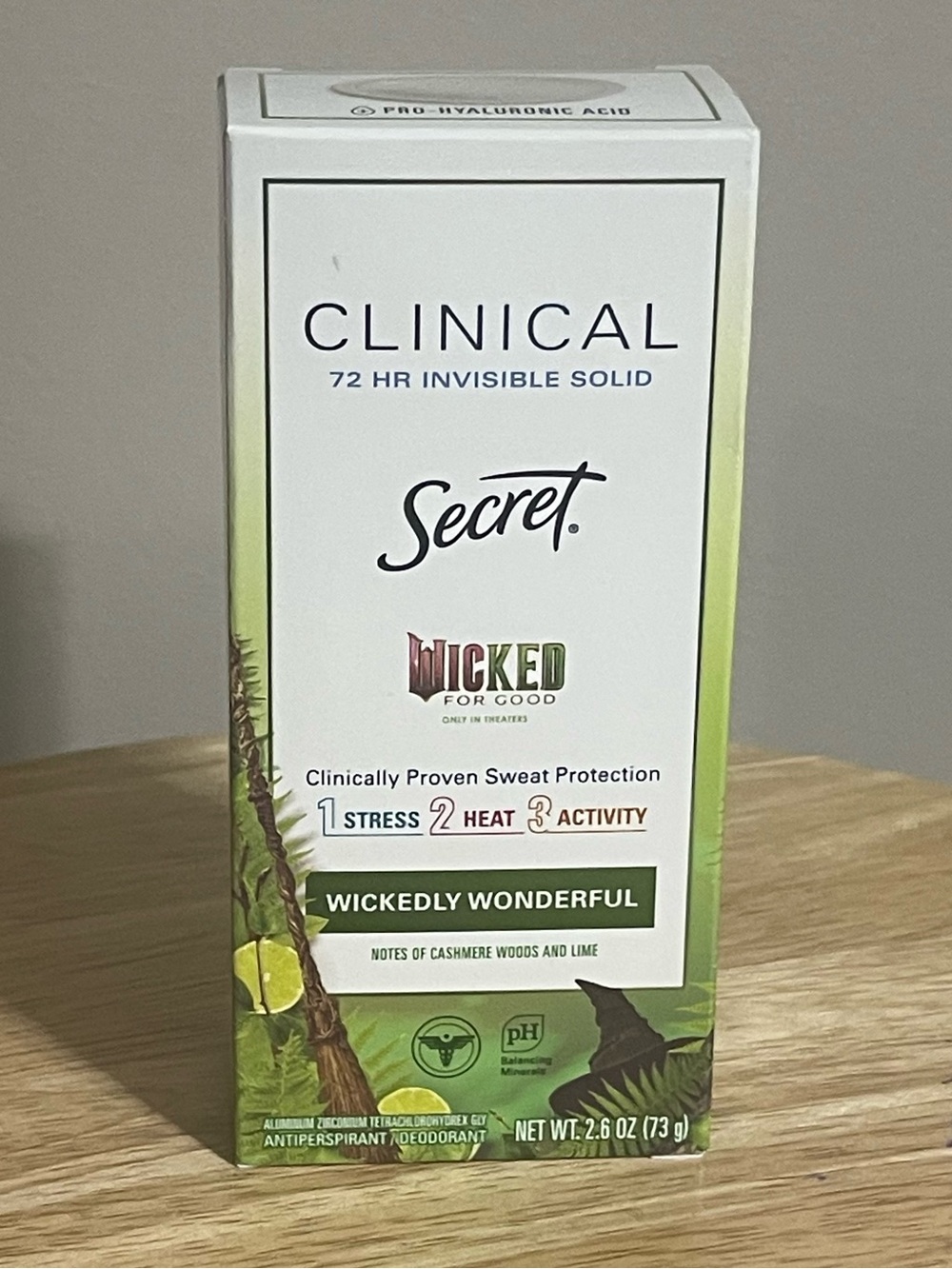 Secret Clinical Wickedly Wonderful Antiperspirant Deodorant - Green